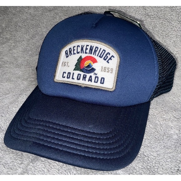 Legacy 92 Breckenridge Colorado Snapback Trucker Hat Foam Mesh Retro Mesh - Picture 1 of 5